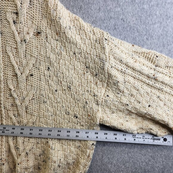 Tivoli Aran Sweater Mens XL Wool Cable Knit Fisherman Irish Celtic Nautical - Picture 10 of 14